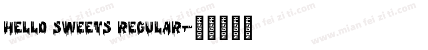 Hello Sweets Regular字体转换